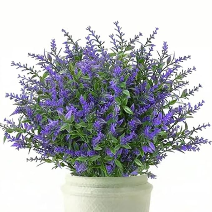12 Kunstbloemen voor Buiten 37 cm Kunstlavendel in Sets
