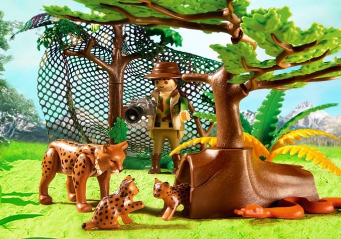 Playmobil Lynxen met cameraman - 5561