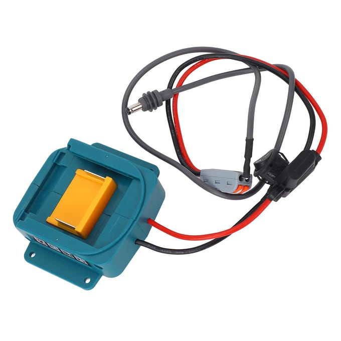 Stroomkabel Batterijadapter voor Mini Dish 3.2ft Plug and Play 18V Batterijadapter met 30Amp Zekeringen