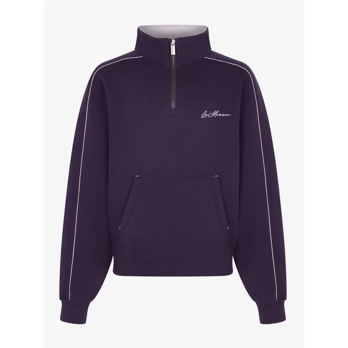 Kinderen ruitenrijk sweatshirt met ritskraag LeMieux Kate