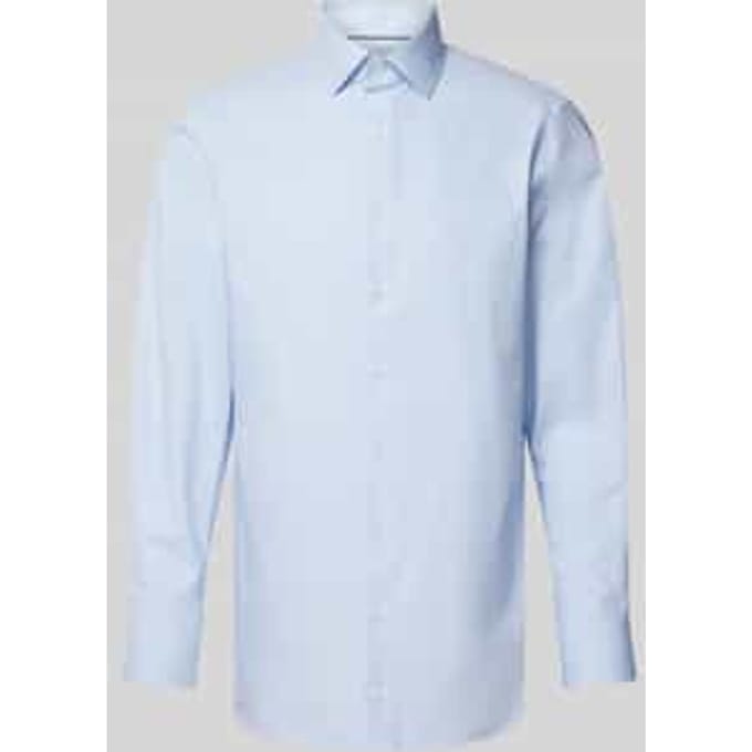 OLYMP Luxor 24/Seven Overhemd, Modern Fit, Global Kent, Bleu