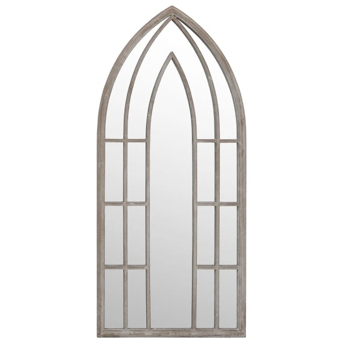 Miroir Couleur Sable 100 x 45 cm Fer pour Usage Intérieur