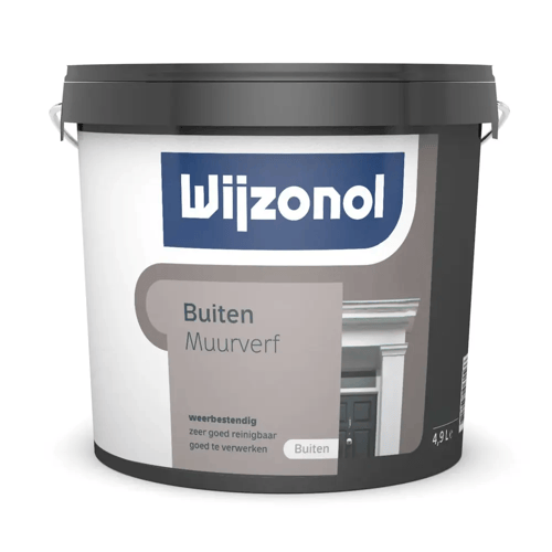 Wijzonol Buitenmuurverf - 1 Liter - Wit