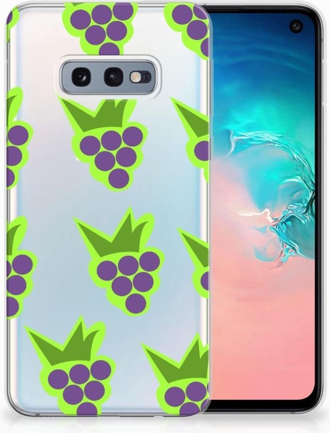 Samsung Galaxy S10e Siliconen Case Druiven