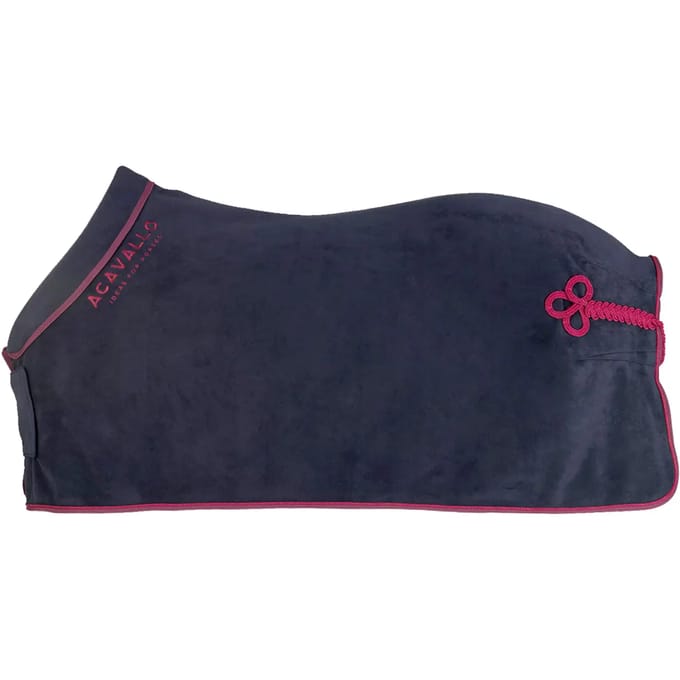 Fleece voor paard met ronde, gewatteerde en zachte kraag Acavallo