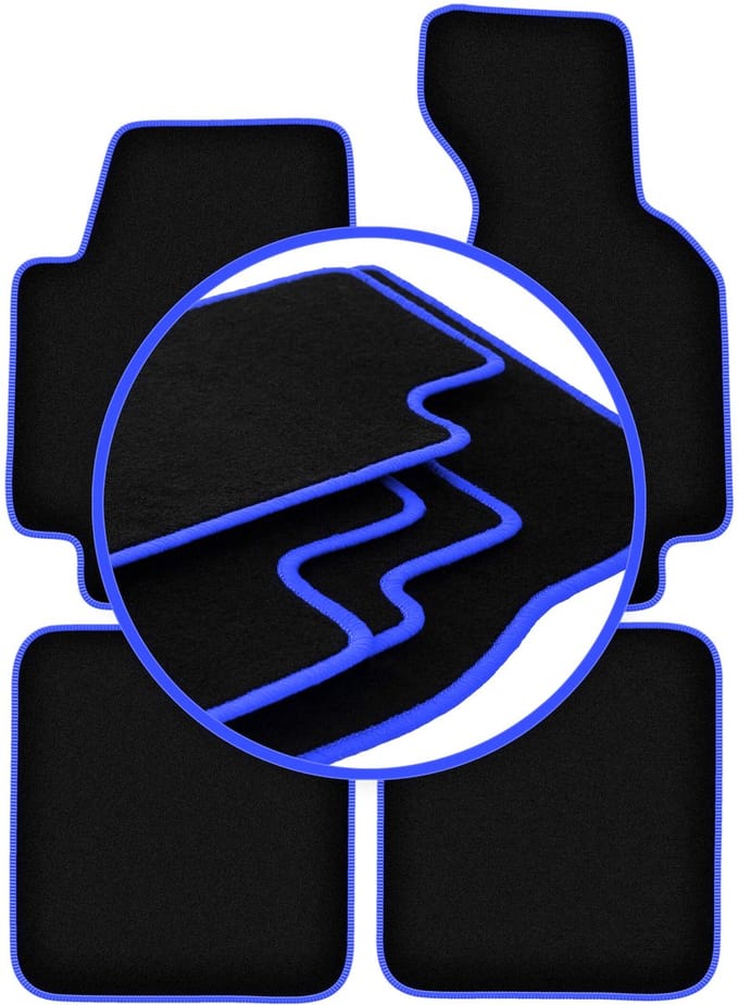 CARLUX-BLUE automatten voor: Audi 80 B5 cabriolet (1994-2000)