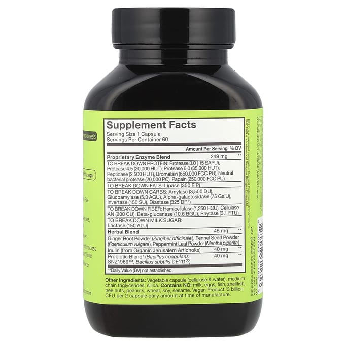 Flatter Me® + Prebioticum & Probioticum, 60 Plantaardige Capsules