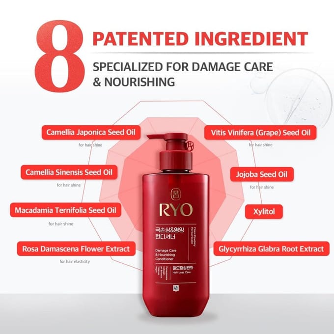 Ryo - Damage Care & Nourishing Conditioner 2025 Version - 480ml