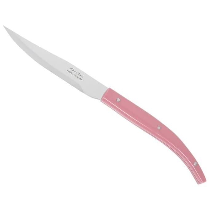 Couteaux à Steak - ARCOS - Set de 4 - Lame Acier Inoxydable NITRUM® - 110/230 mm - Rose