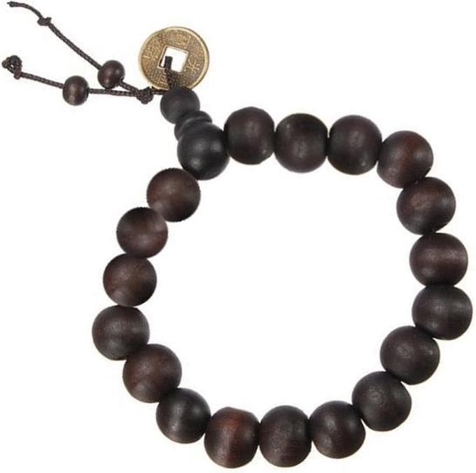 Fako Bijoux® - Buddha Armband - Mala - 11-12mm - Bruin