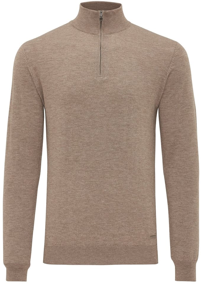 Tresanti FIRENZE | Stretch half zip Light brown (TRKWJE131 - 401)