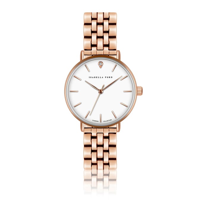 Zilveren horloge voor dames Isabella Ford Agnes