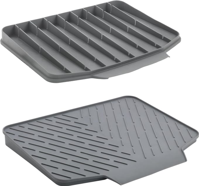 Metaltex - Afdruipmat - Gravity Duo - Omkeerbaar – Antislip - 40 x 33 cm