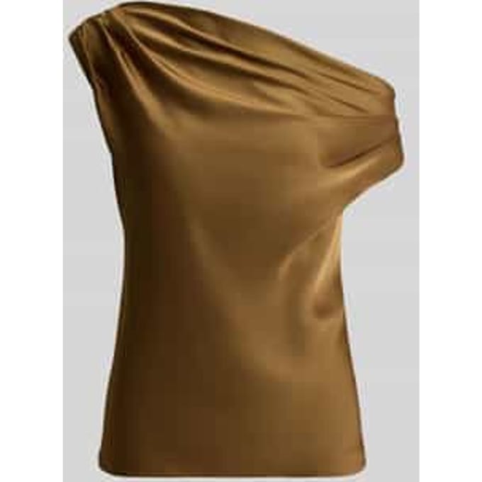 regular fit blousetop in satijnlook
