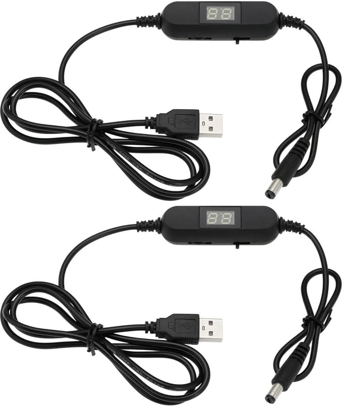 Dailygoody - Usb Instelbare Spanningskabel - Voedingskabel Converter