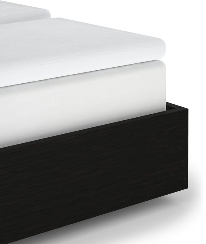 Heckettlane Splittopper Hoeslaken Elementi - 160x200 cm - 100% Katoen-Satijn - Wit