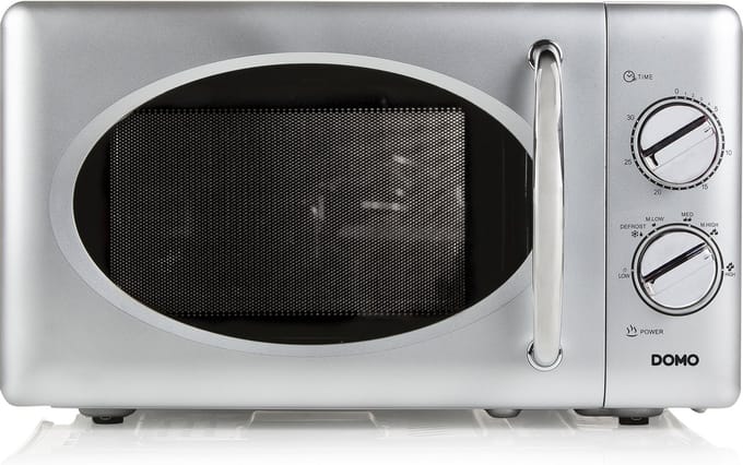 DOMO DO3025 Microgolfoven/magnetron solo - 25 L - 900 W - Retro - Grijs