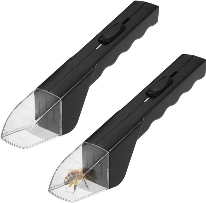 Allecto Plus Insectenvanger voor binnen - Handheld insectenval spinnenval