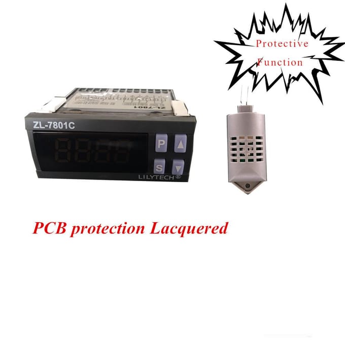 Intelligente PID Temperatuur Vochtigheid Controller Multifunctionele Automatische Eierbroedmachine Thermometer