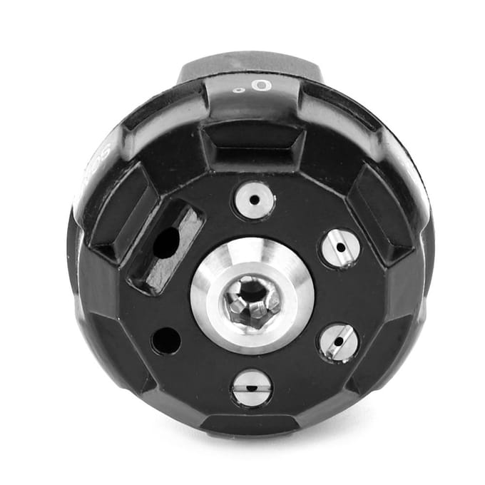 6-in-1 Spuit Auto Auto Hogedrukreiniger Meergats Spuitmond Multifunctioneel Accessoire black
