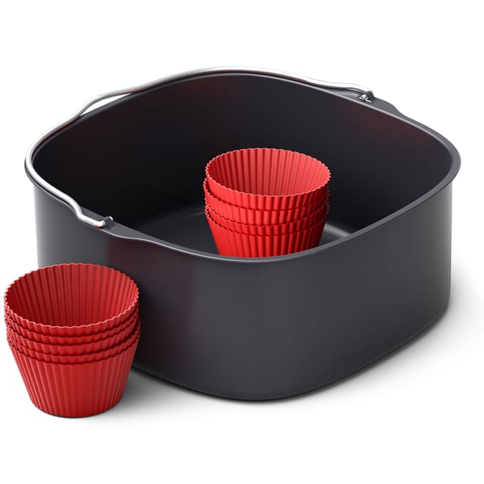 Philips Ovenschaal & Bakblik Airfryer Accessoire - HD9957/00 - Geschikt voor Philips - Bakset met 9 muffinvormen