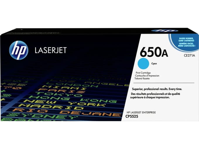 Tonercartridge hp ce271a 650a blauw