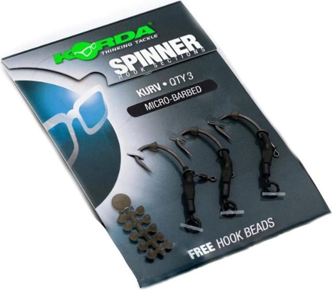 Korda Spinner Hook Sections Kurv - Maat 4 - 3 Stuks
