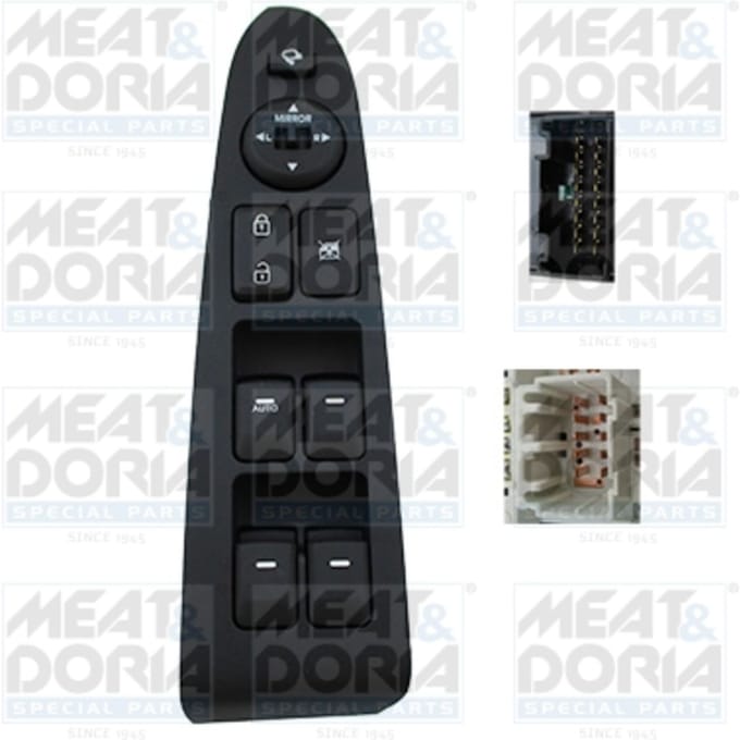 Schakelaar, raamregelaar MEAT & DORIA 26200