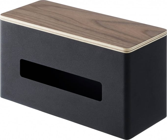 Yamazaki Tissuebox Dubbelzijdig - Rin - Bruin