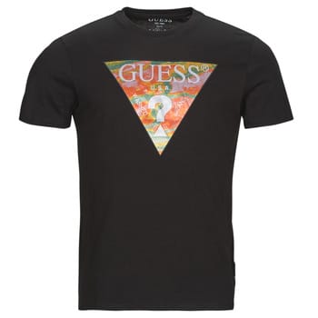 T-shirt Korte Mouw Guess SS BSC ABSTRACT TRI LOGO TEE