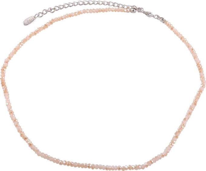 Behave Ketting met facet geslepen glaskralen