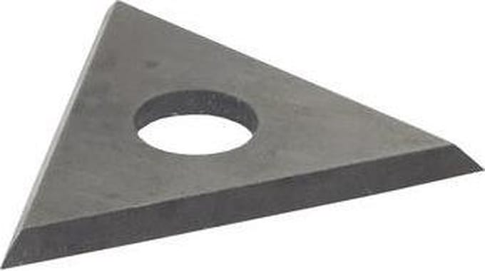 Anza Vervangmes - Reservemes - prof mini DRIEHOEK mini driehoek  -  23 x 23 x 23 mm