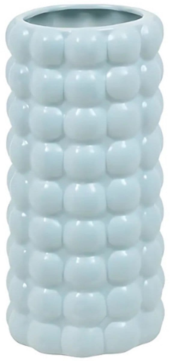 Atmosphera Sky Keramieken vaas Ø11xH23cm - Blauw