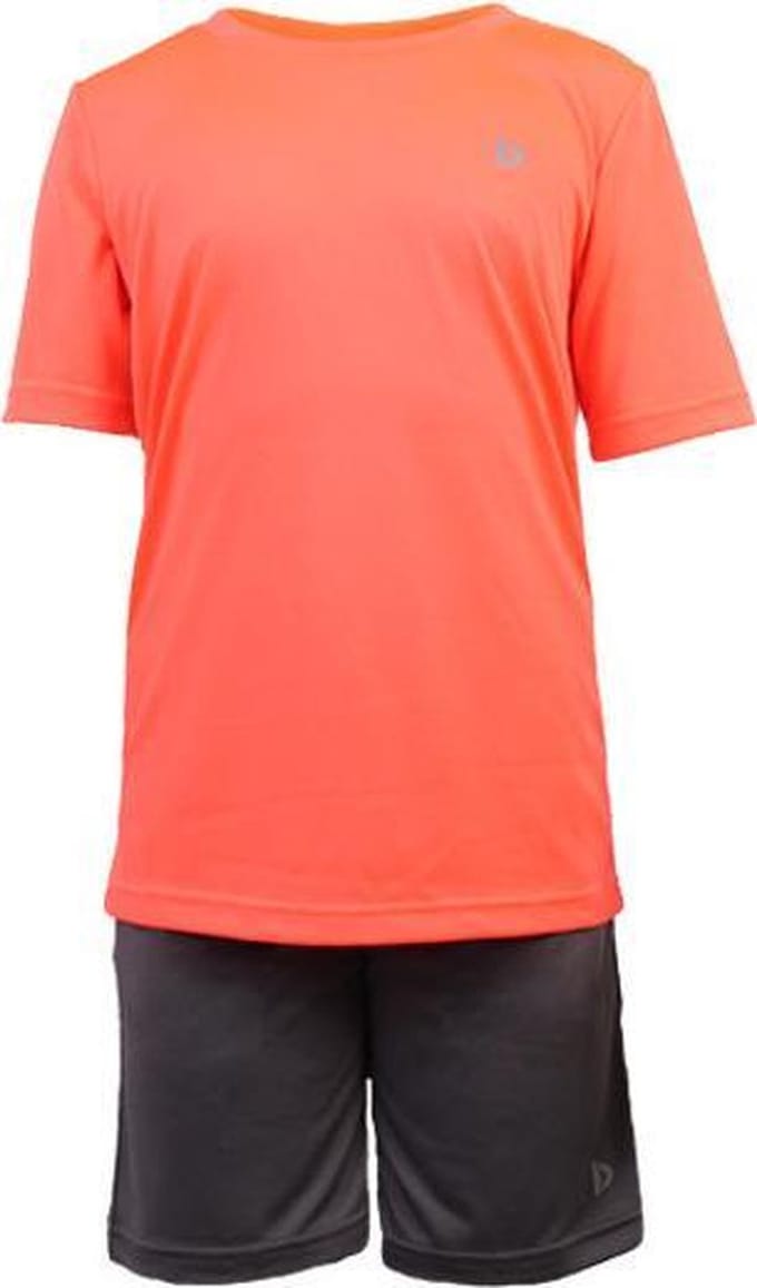 Donnay - Sportset (Champ) - gymset - Junior - Coral/Dark grey (1396) - maat 152