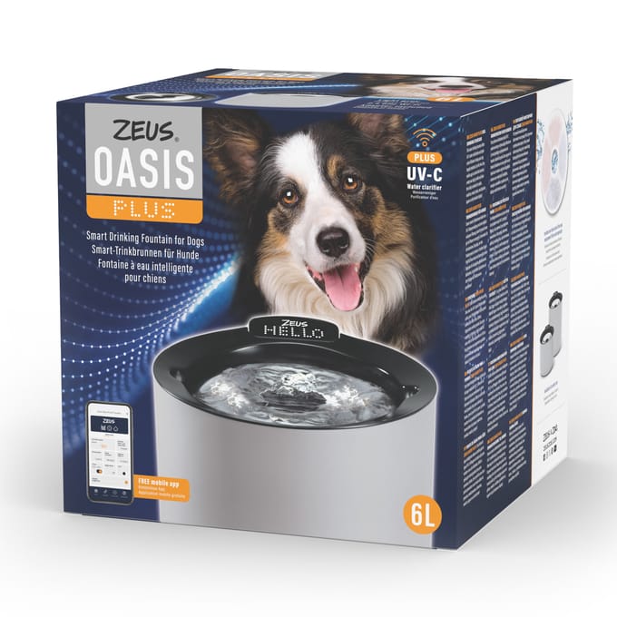 Zeus Oasis Plus Slimmere Drinkfontein 6 l Hond