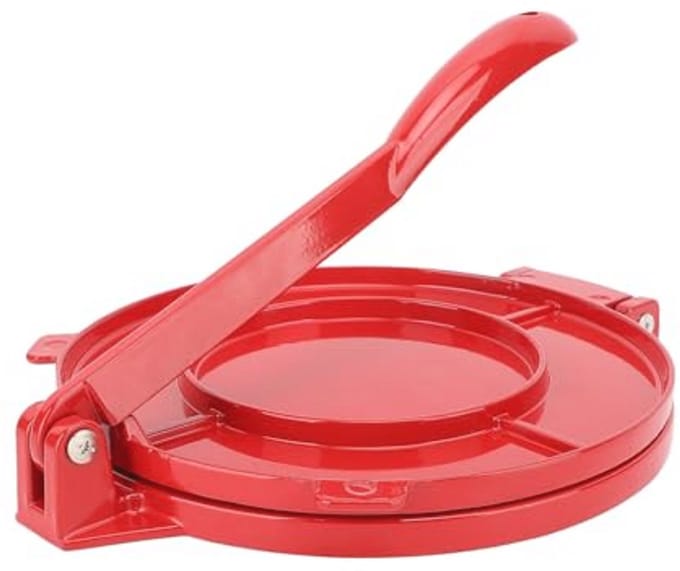 Handmatige Tortilla Pers - 9.8 Inch Aluminium Deegpers voor Pannenkoeken en Flatbreads