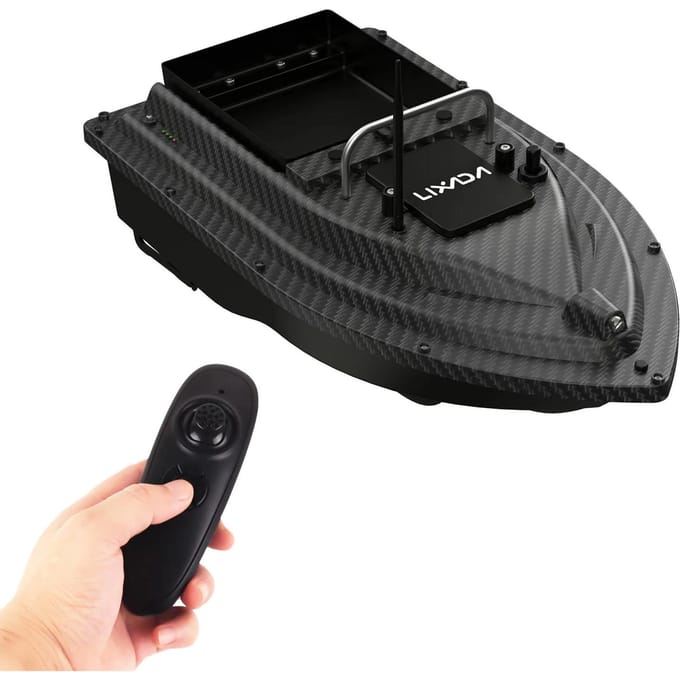 Draadloze afstandsbediening Visaas Boot Visserijvoeder 430-540 yards Fishfinder op afstand 12000mAh EU Plug