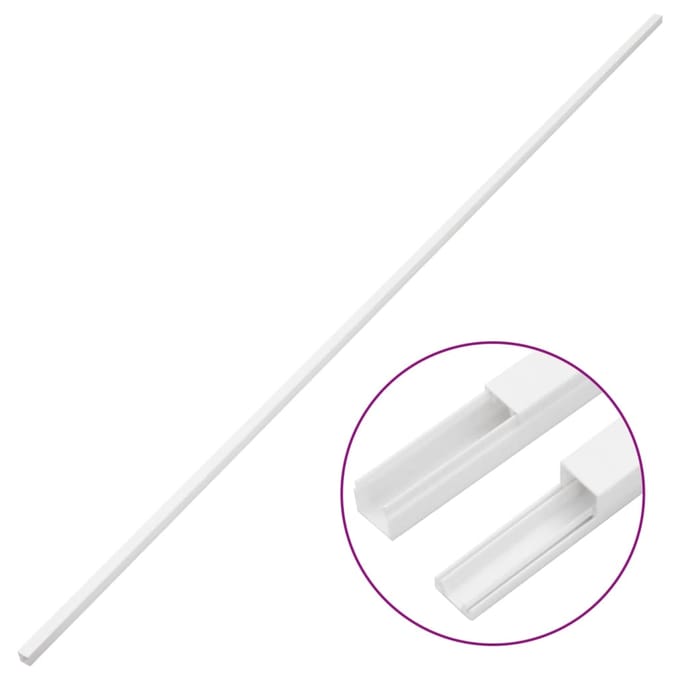 vidaXL - Kabelgoot - 10x10 - mm - 30 - m - PVC