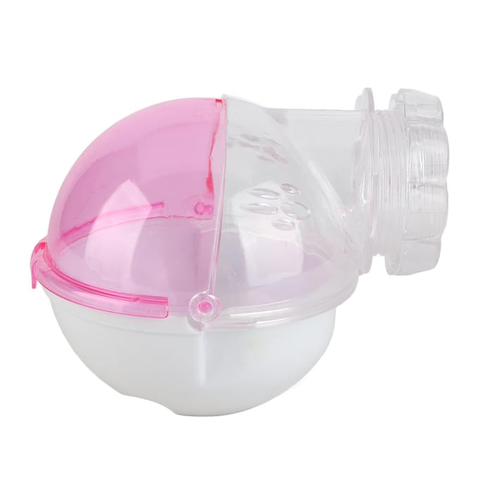 Joli Hamster de 13cm, roue d'exercice en plastique, petit jouet pour animaux de compagnie, Rat, jouet de course (Rose) rose