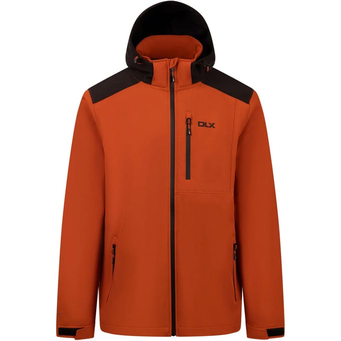Trespass Heren Durand DLX Soft Shell Jas (Gebrande sinaasappel)