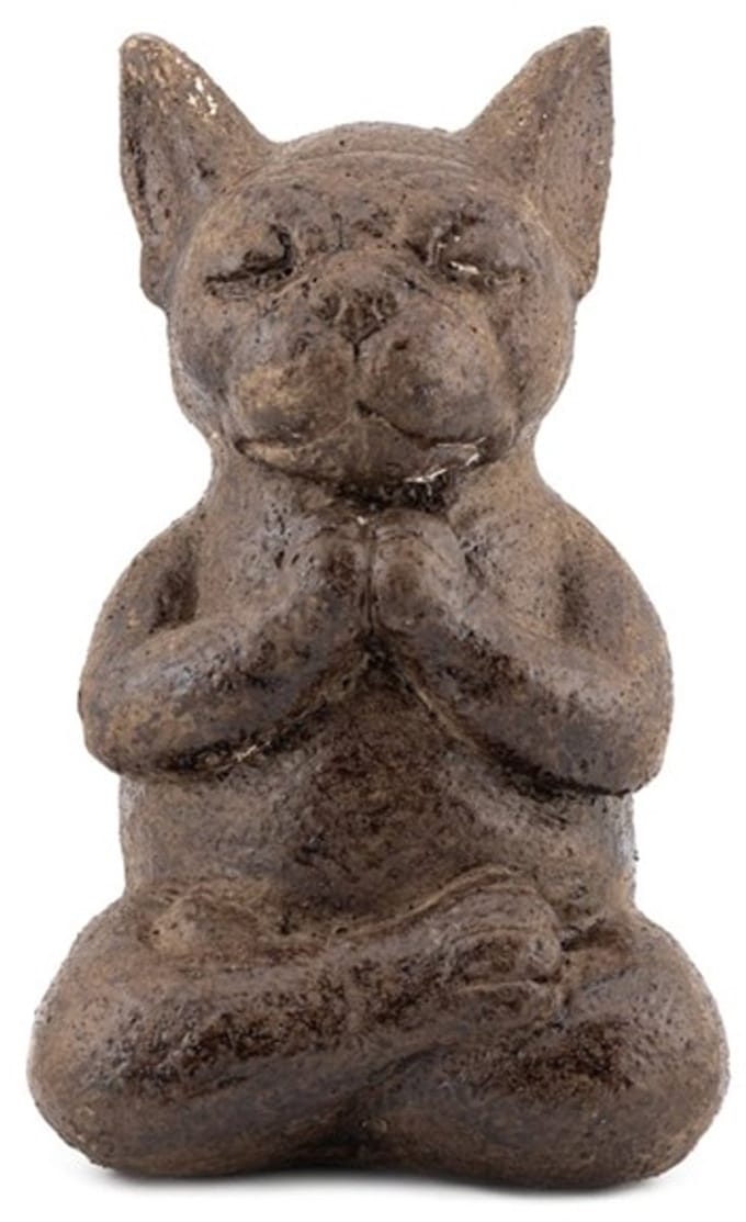 Aardewerk ornament pawsana l 12,5x12x20cm