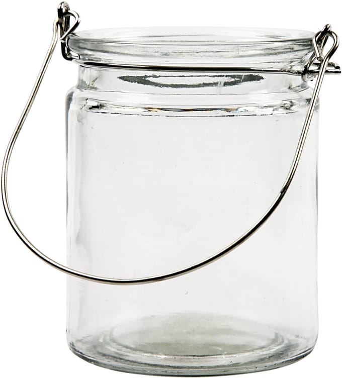 Lantaarn, H: 10 cm, d 7,6 cm, 2 stuk/ 1 doos