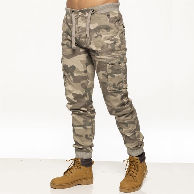 Heren Military Combat Jogger Broek| Enzo Designer Menswear