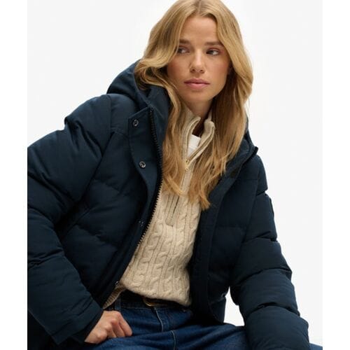 Superdry Everest Bomber Jas Blue Grootte: 46