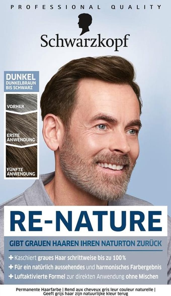 Schwarzkopf Re-Nature Haarverf Voor Heren - Donkerbruin
