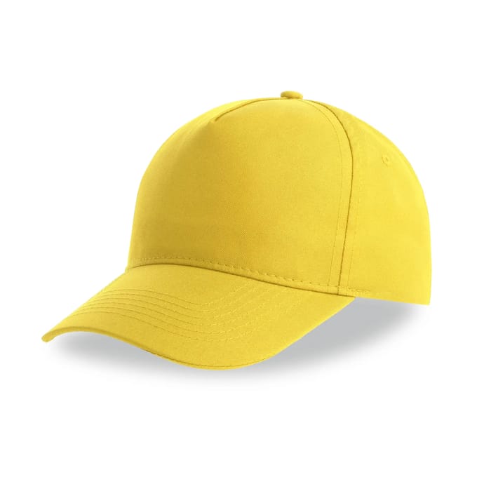 Atlantis Headwear Kid Recy Five Cap Recycled AT428 - Yellow - One size