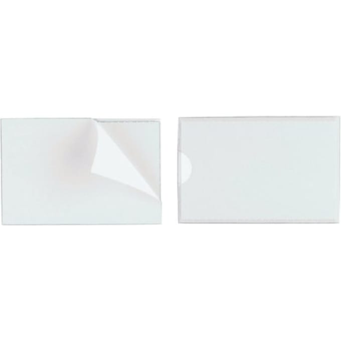 Etikethouder Durable pocketfix 75x18mm zelfklevend 10 stuks