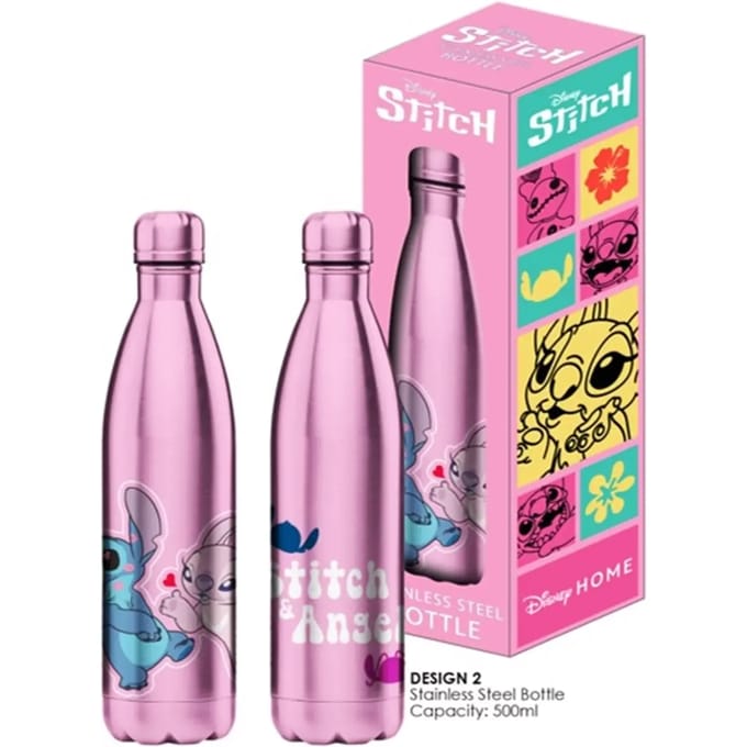 Stalen fles Lyo Stitch & Angel Kiss Love