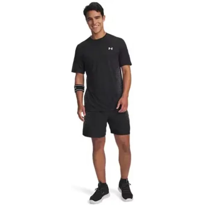 Under Armour UA Tech Play Short-BLK Heren Sportbroek - Zwart / Wit