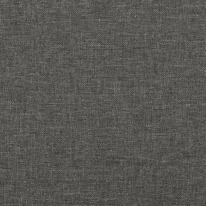 Stijlvol Donkergrijs Bedframe van Stof voor 90x190 cm Matras